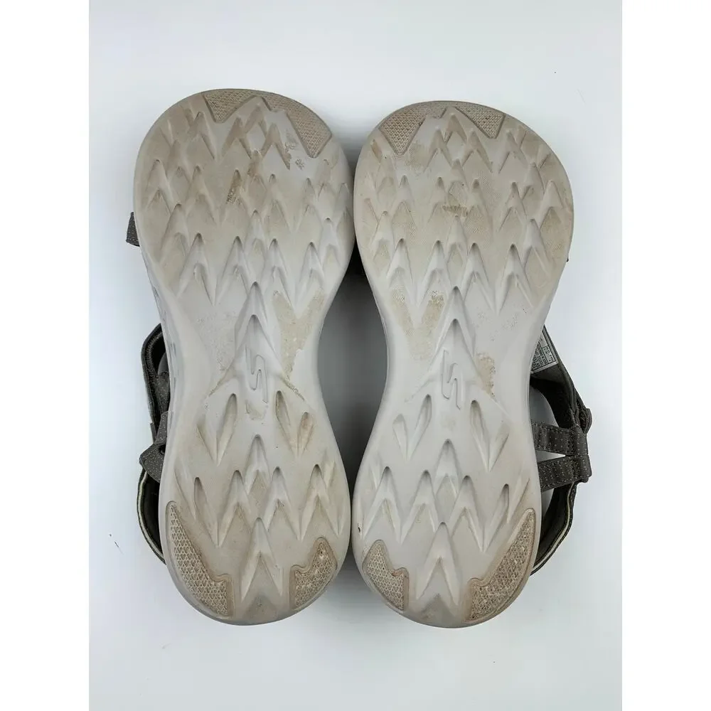 Skechers On The Go 600 Brilliancy Sandals Taupe Casual Comfort Sporty Women's 10